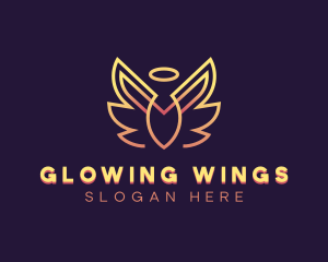 Holistic Angel Wings logo design