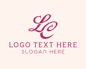 Dermatology - Fashion Letter LC Monogram logo design