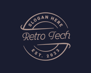 Retro Company Brand logo design