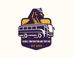 Tourist - Bus Transport Sphinx logo design