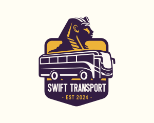 Bus Transport Sphinx logo design