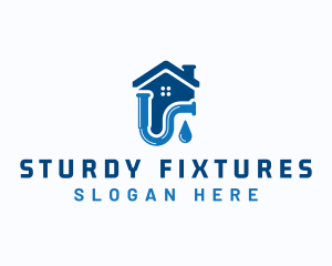 Fixture - Plumbing Pipe Fixture logo design