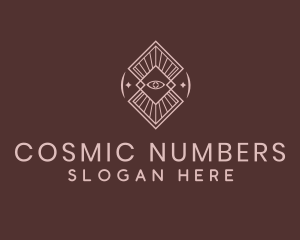 Boho Eye Cosmic logo design