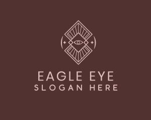 Boho Eye Cosmic logo design