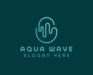 Waves Biotech Firm logo design