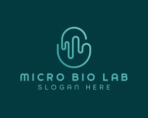 Waves Biotech Firm logo design