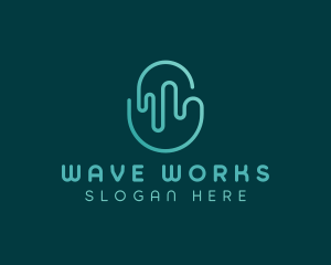 Waves Biotech Firm logo design