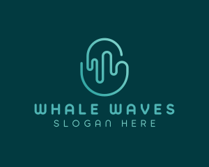 Waves Biotech Firm logo design