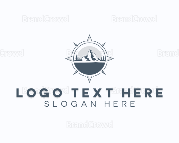 Outdoor Mountain Exploration Logo