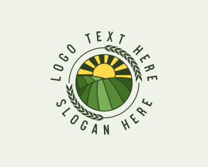 Produce - Wheat Land Farm logo design