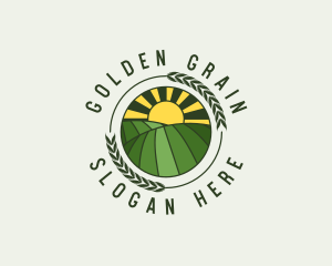 Wheat - Wheat Land Farm logo design