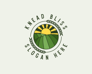 Wheat Land Farm logo design