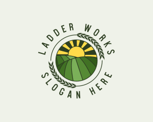 Wheat Land Farm logo design