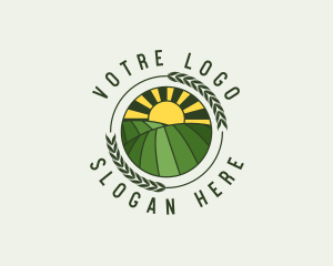 Wheat Land Farm logo design