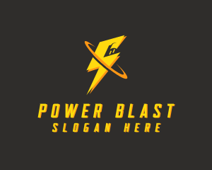 Flash Plug Electrical Power logo design