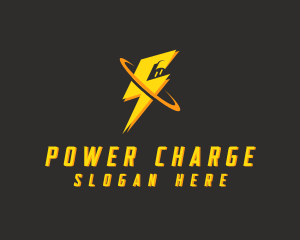 Flash Plug Electrical Power logo design