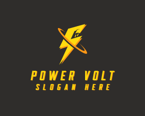 Flash Plug Electrical Power logo design