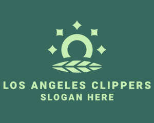 Leaf Shiny Ring logo design