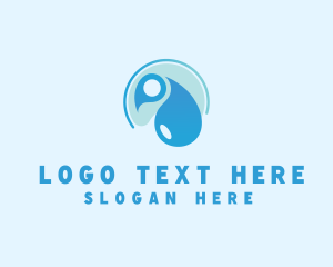 Oil - Hygiene Cleaning Water Droplet logo design