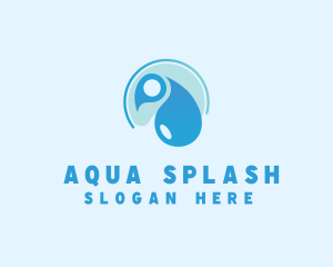 Hygiene Cleaning Water Droplet logo design