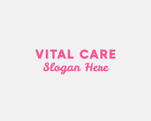 Cake Shop - Pink Feminine Wordmark logo design