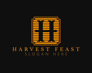 Artisanal Craft Brewery Letter H logo design