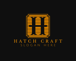 Artisanal Craft Brewery Letter H logo design