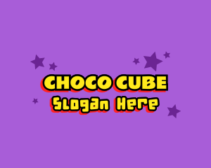 Confectionery - Cartoon Celebrity Star Text logo design
