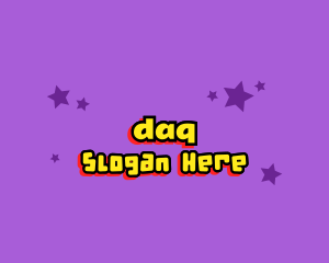 Cartoon - Cartoon Celebrity Star Text logo design