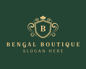 Royal Shield Boutique logo design