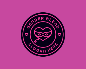 Gender - Erotic Heart Nightclub logo design