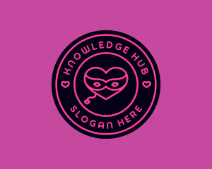 Porn - Erotic Heart Nightclub logo design