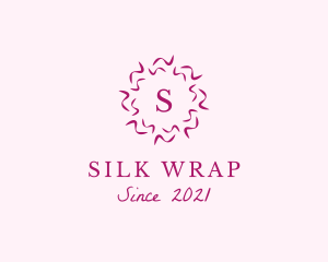 Confetti Ribbon Decoration Boutique logo design