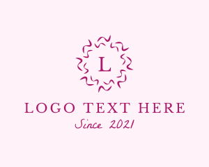 Event Planner - Confetti Ribbon Decoration Boutique logo design