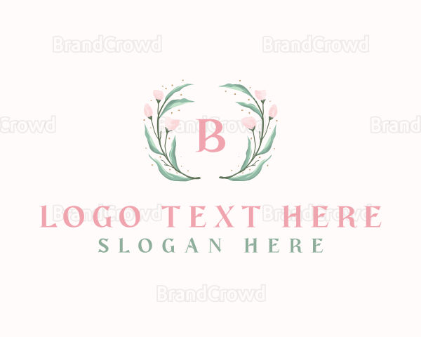 Elegant Watercolor Flower Logo