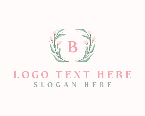 Vines - Elegant Watercolor Flower logo design