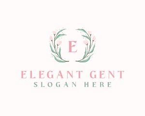 Elegant Watercolor Flower logo design