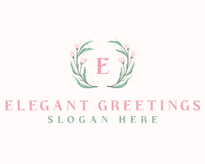 Elegant Watercolor Flower logo design