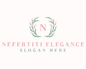 Elegant Watercolor Flower logo design