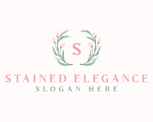 Elegant Watercolor Flower logo design