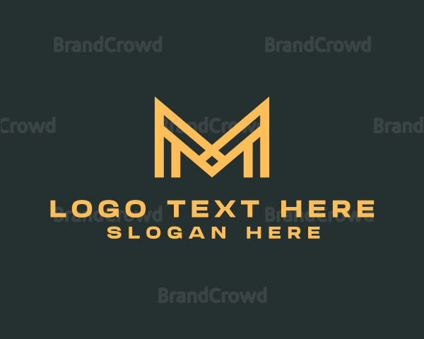 Generic Business Letter M Logo