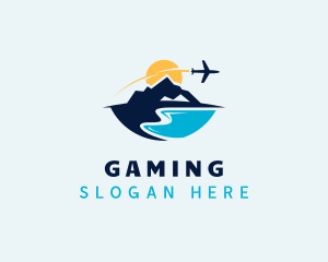 Island Travel Airplane Logo