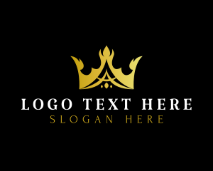 Letter A - Crown Luxury Boutique logo design