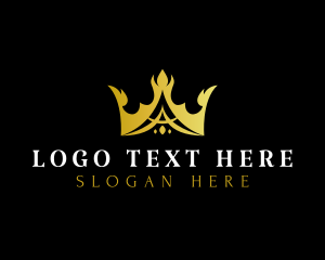 Gold - Crown Luxury Boutique logo design