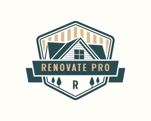 Residential Roofing Renovation  logo design