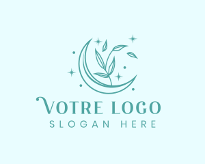 Tree Planting - Organic Moon Sparkle logo design
