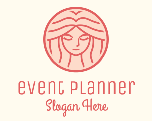 Pink Woman Circle Logo