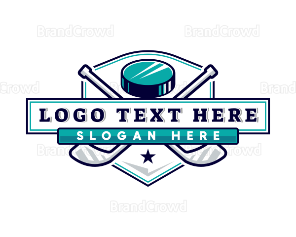 Hockey Sports Tournament Logo