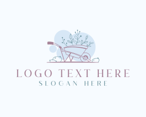 Landscape Garden Wheelbarrow Logo