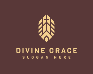 Religious - Leaf Religious Church logo design